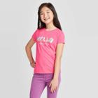 Petitegirls' Short Sleeve Graphic T-shirt - Cat & Jack Dark Pink