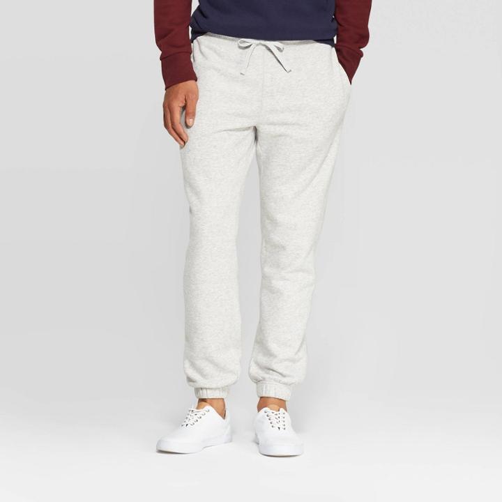 Men's Jogger Sweat Pants - Goodfellow & Co Gray L, Men's,