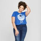 Iml Women's E.t. The Extra-terrestrial Plus Size Short Sleeve Graphic T-shirt (juniors') Blue