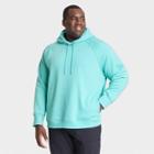 Men's Big & Tall Cotton Fleece Pullover Sweatshirt - All In Motion Teal