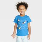 Toddler Boys' Dinosaur Short Sleeve Graphic T-shirt - Cat & Jack Blue
