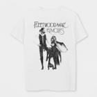 Merch Traffic Men's Fleetwood Mac Short Sleeve Graphic T-shirt - White