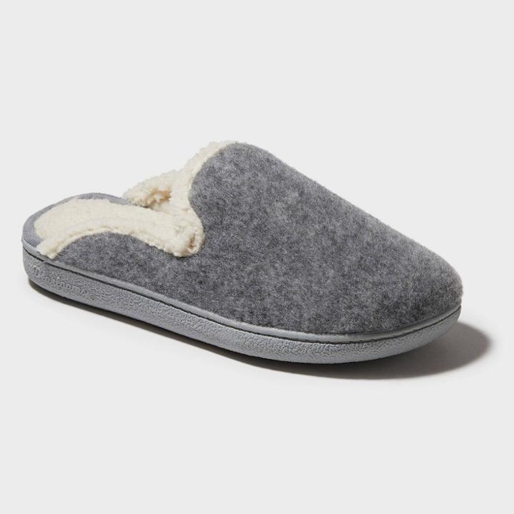 Women's Dluxe By Dearfoams Maci Slippers - Gray