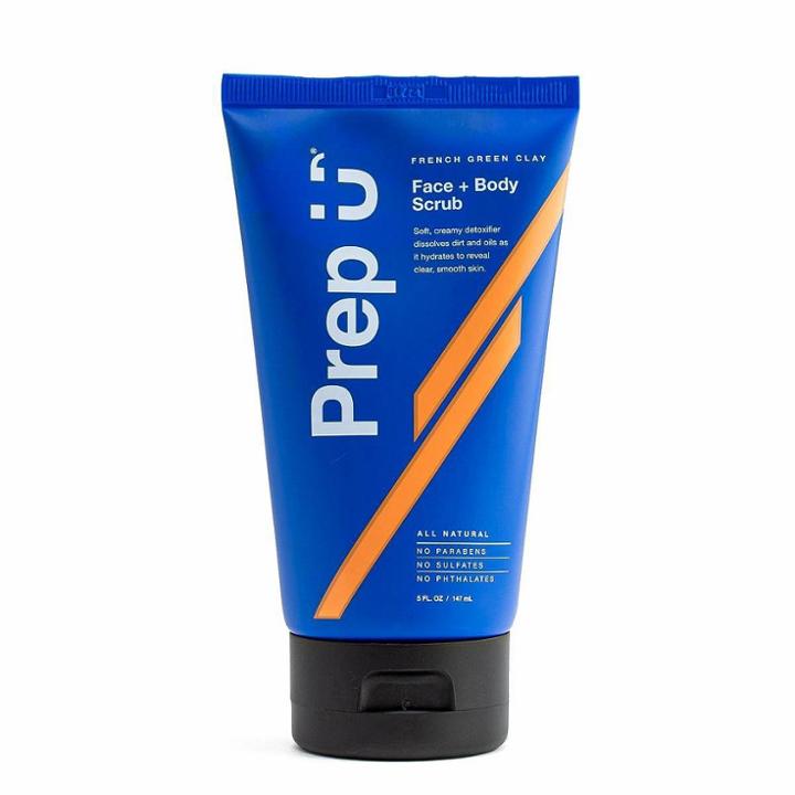 Prep U French Green Clay Face + Body Scrub For Teens