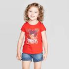 Toddler Girls' 'letters' Graphic T-shirt - Cat & Jack Red