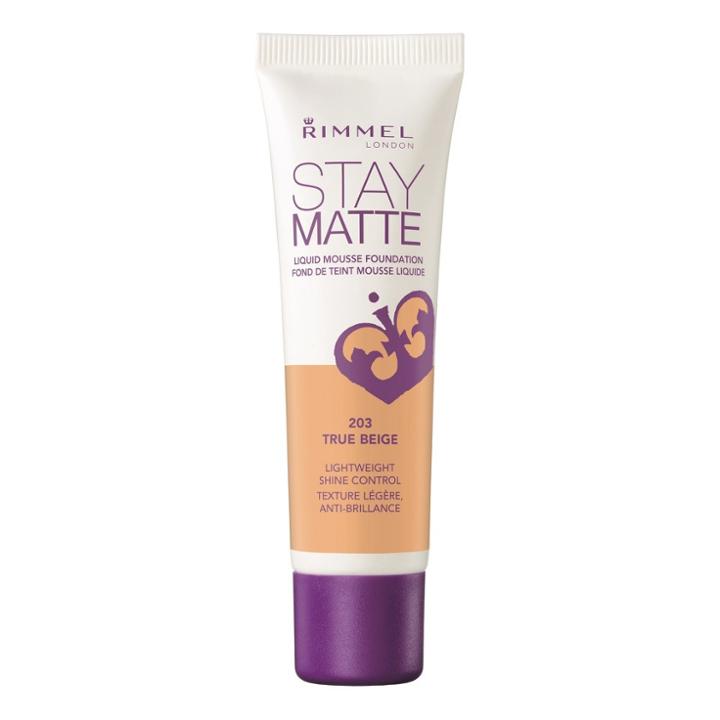 Rimmel Stay Matte Foundation - 203 True Beige -1 Fl Oz