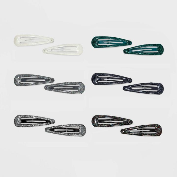 Target Epoxy Cover Metal Snap Clips 12pc - Wild Fable, Women's,