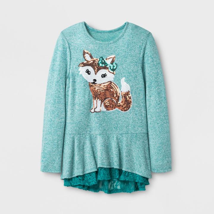 Girls' Miss Chievous Long Sleeve Top - Blue