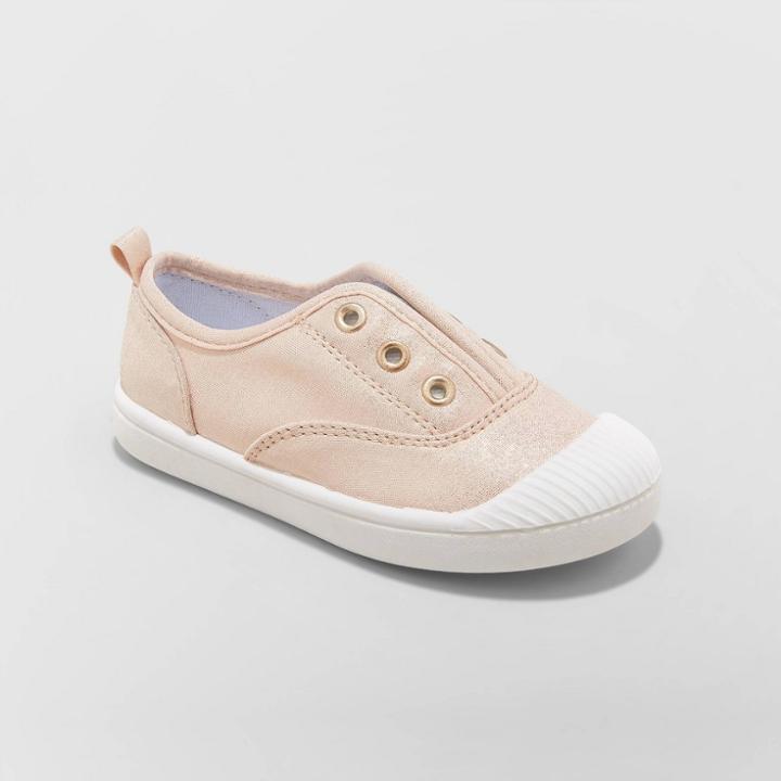 Toddler Girls' Alivia Sneakers - Cat & Jack Rose Gold