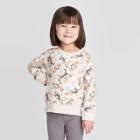 Toddler Girls' Dr. Seuss Pullover Sweater - Oatmeal Gray 12m, Boy's, Beige