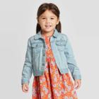 Oshkosh B'gosh Toddler Girls' Embroidered Jean Jacket - Blue 12m, Toddler Girl's