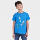 Boys' Kayaking Graphic Short Sleeve T-shirt - Cat & Jack Blue