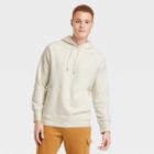 Men's Cotton Fleece Pullover Sweatshirt - All In Motion Oatmeal Heather S, Oatmeal Grey