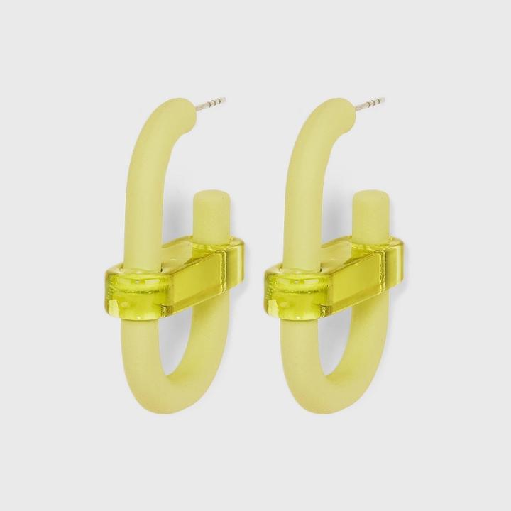 Strap With Hoop Earrings - A New Day Green