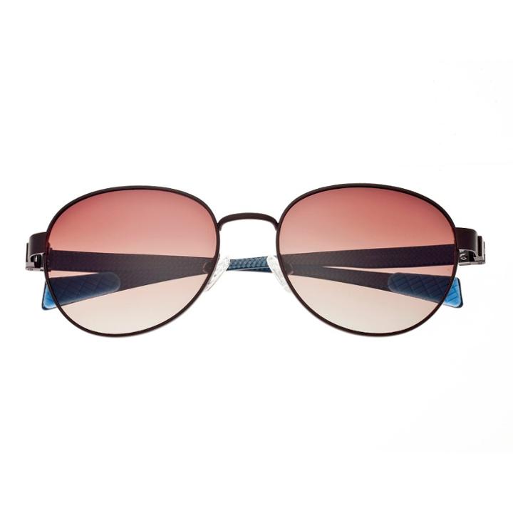 Breed Men's Volta Polarized Sunglasses With Titanium Frame And Carbon Fiber Arms - Brown/brown