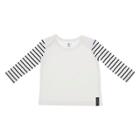 Chicco Baby Long Sleeve Shoulder T-shirt - White Newborn