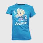 Disney Princess Girls' Disney Frozen 'in My Element' Mini Pop T-shirt - Blue