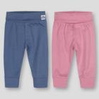 Lamaze Baby Organic Cotton 2pk Rose Pink Solids Yoga Pants - Rose Pink Newborn