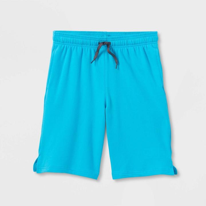 Boys' Athletic Shorts - All In Motion Turquoise Blue