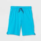 Boys' Athletic Shorts - All In Motion Turquoise Blue