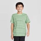 Petiteboys' Short Sleeve Stripe T-shirt - Cat & Jack Green Xs, Boy's,