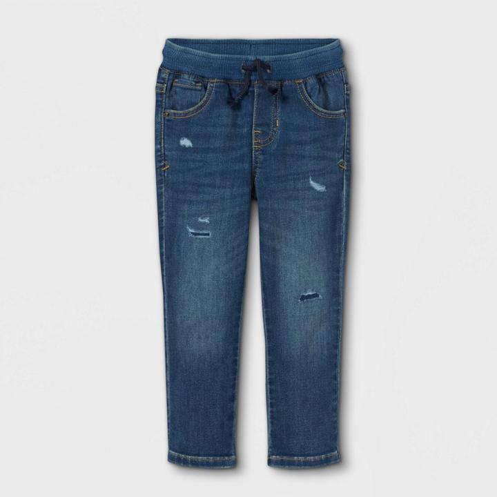 Toddler Boys' Skinny Fit Jeans - Cat & Jack Medium Blue