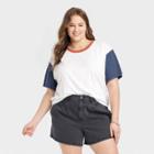 Women's Plus Size Short Sleeve Boxy T-shirt - Universal Thread 1x,