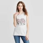 Fifth Sun Women's Floral Print Grow Your Own Way Graphic Tank Top (juniors') - Gray