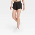 Women's Run Shorts With Liner And Back Zip Pocket 2 - Joylab Black