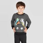 Toddler Boys' Fleece Monster Pullover - Cat & Jack Gray