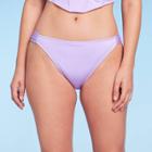 Women's Medium Coverage Bikini Bottom - Wild Fable Purple
