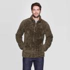 Men's Tall Standard Fit Sherpa Sweatshirt - Goodfellow & Co Paris Green