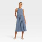 Women's Sleeveless Knit Ballet Dress - A New Day Blue