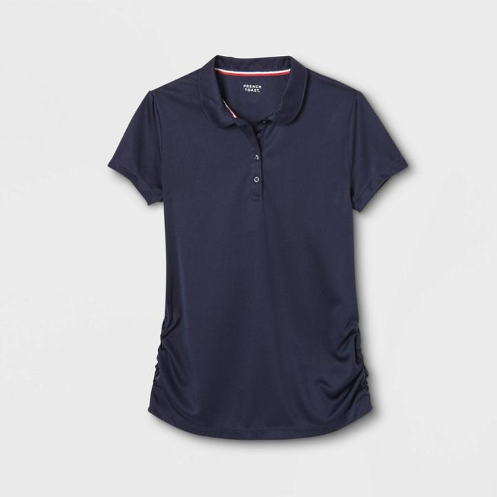 French Toast Girls' Sport Uniform Polo Shirt - Navy (blue)