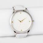 Women's Lace Dial Strap Watch - A New Day White