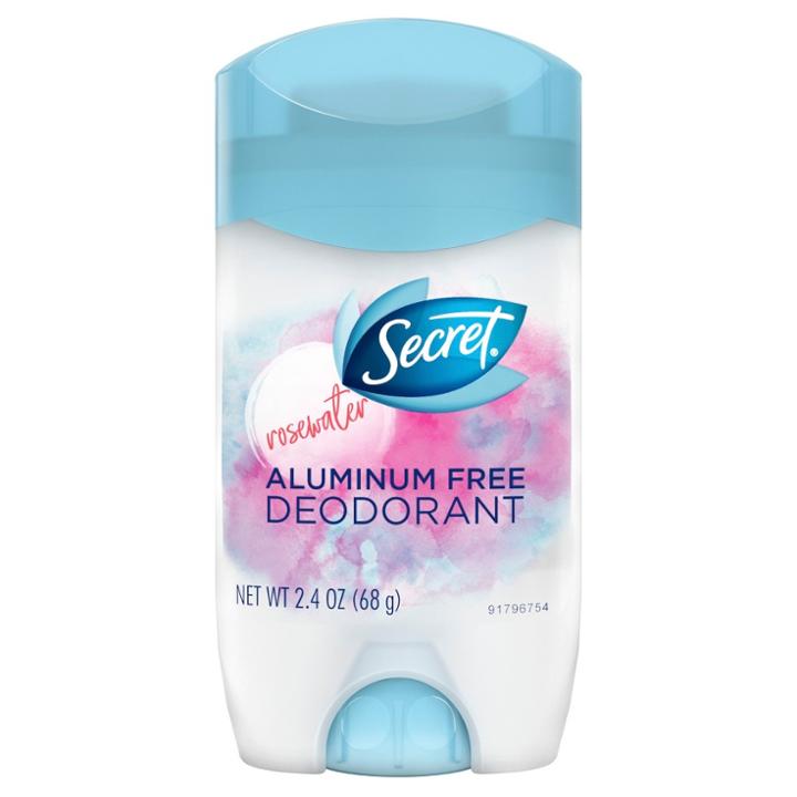 Secret Aluminum Free Rosewater Deodorant