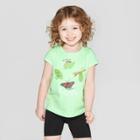 Toddler Girls' Short Sleeve 'butterfly' Graphic T-shirt - Cat & Jack Green