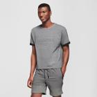 Hunter For Target Men's Embossed Rolled Short Sleeve T-shirt - Gray