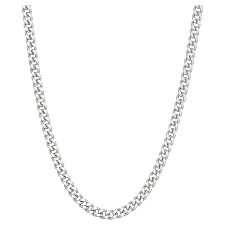 Tiara Sterling Silver 20 Gourmette Chain Necklace, Size: