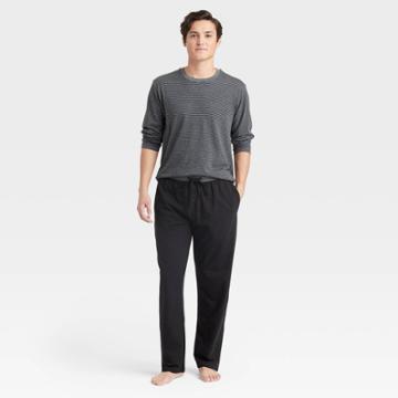 Hanes Premium Men's Striped Long Sleeve Pajama