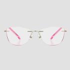 Women's Cateye Reading Glasses - A New Day Pink