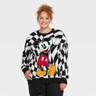 Women's Mickey Mouse Plus Size Graphic Sweater - Black