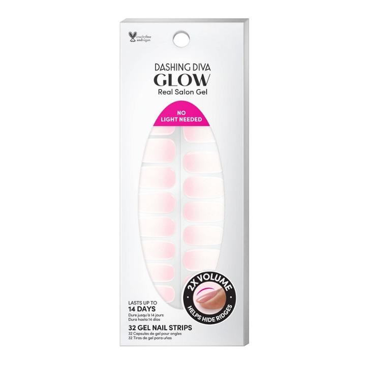 Dashing Diva Glow Palette Nail Art - Rosewater Glam