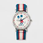 Boys' Disney Mickey Mouse Watch - Blue/white/red