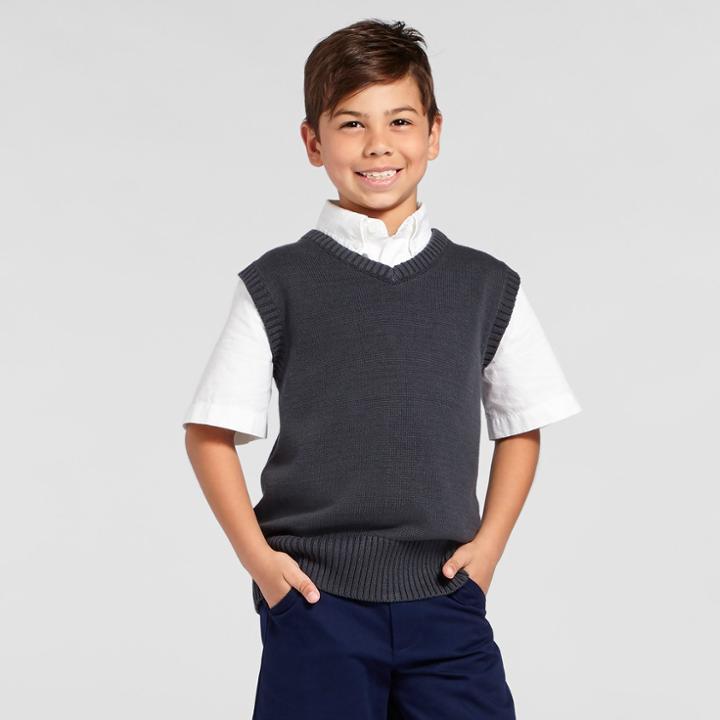 Boys' Sweater Vest - Cat & Jack Charcoal (grey)