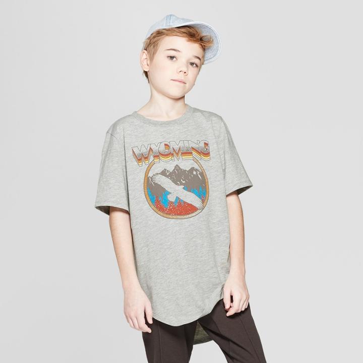 Boys' Short Sleeve 'wyoming' Graphic T-shirt - Art Class