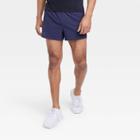 Men's Lined Run Shorts 3 - All In Motion Navy Blue