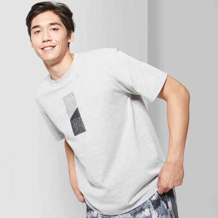 Mad Engine Men's Short Sleeve Boxy T-shirt - Original Use Heather Gray