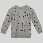 Target Afton Street Toddler Girls' Long Sleeve T-shirt - Gray