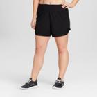 Women's Plus Size Premium Run Shorts - C9 Champion Black
